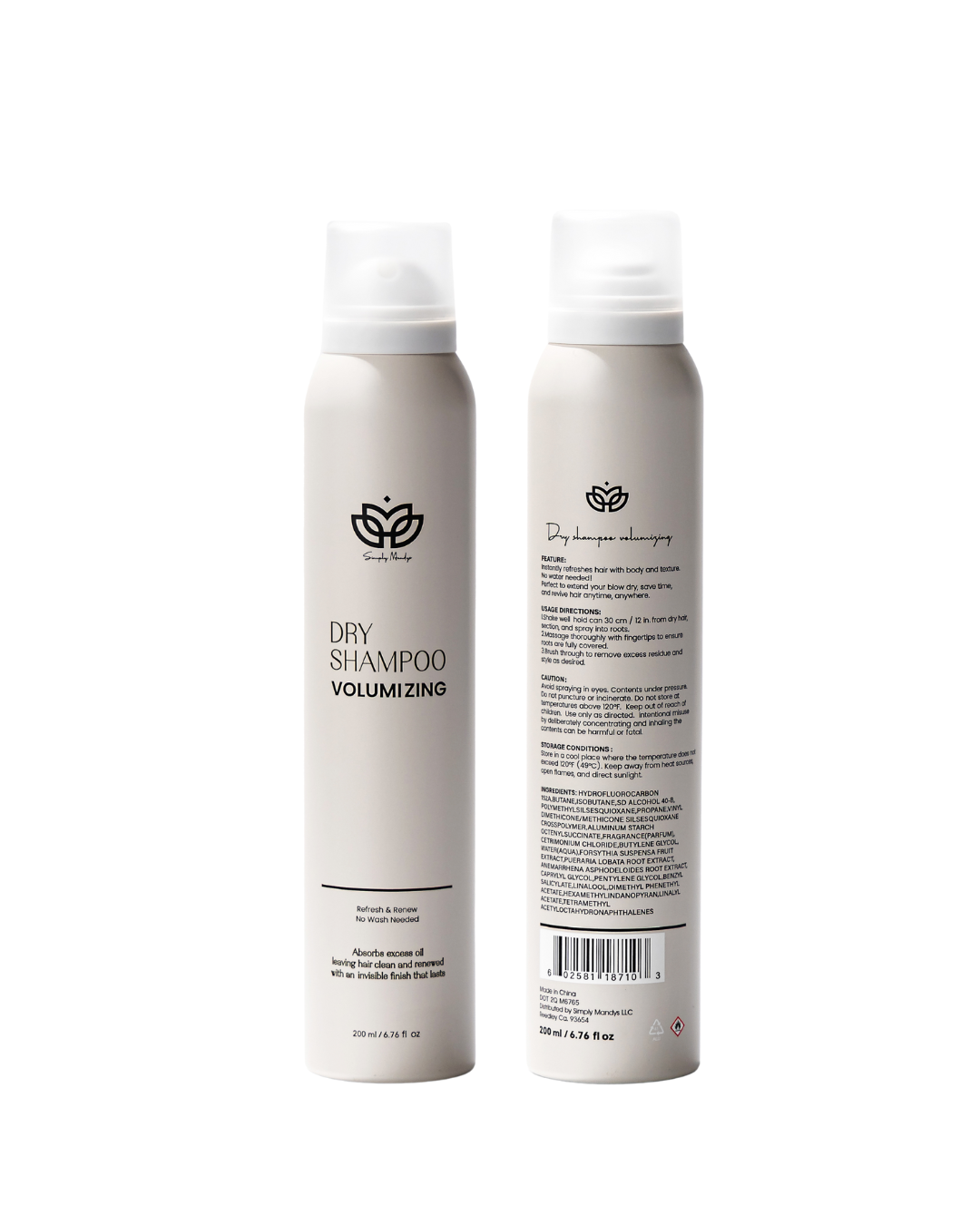 Simply Mandys Dry Shampoo Volumizing